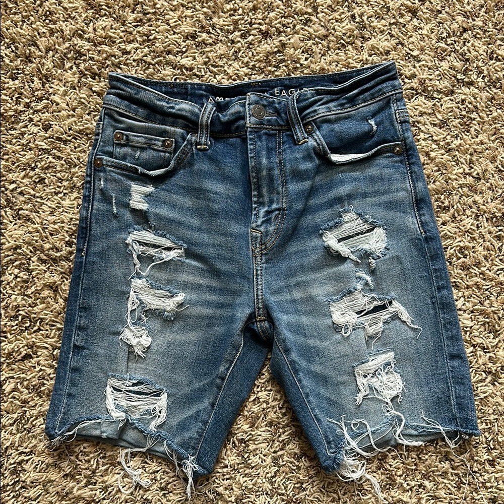 American Eagle Athletic Jean Shorts
